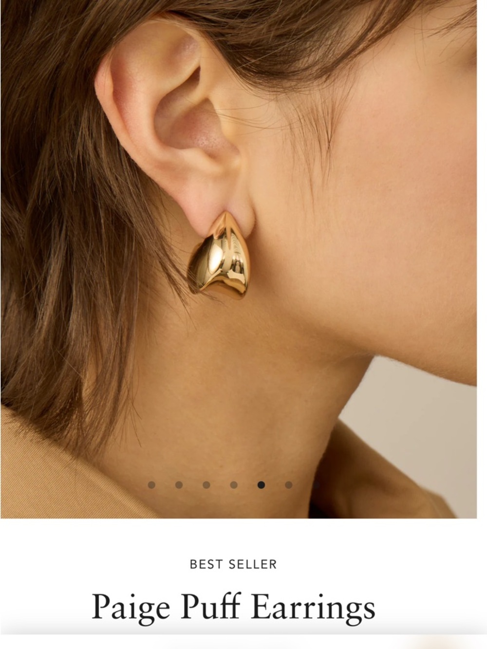 JENNY BIRD Paige Puff Earring with extra backs